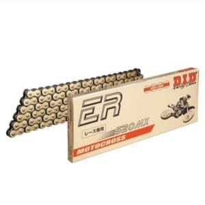 D.I.D 520 MX Black/Gold Chain