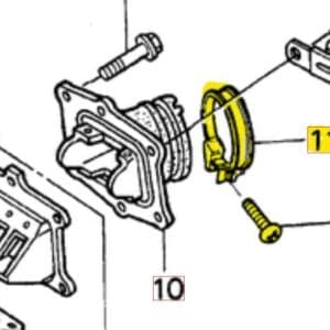 OEM Honda Insulator Band & Bolt Combo
