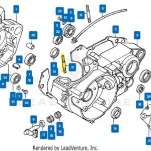 OEM Honda BOLT, STUD (10X45) AND BOLT, STUD (10X55) KIT